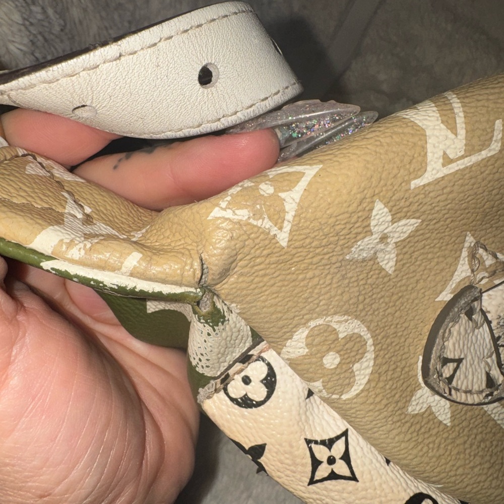 Louis Vuitton Giant Monogram Green and Cream Women's Bumbag - Picture 13 of 13